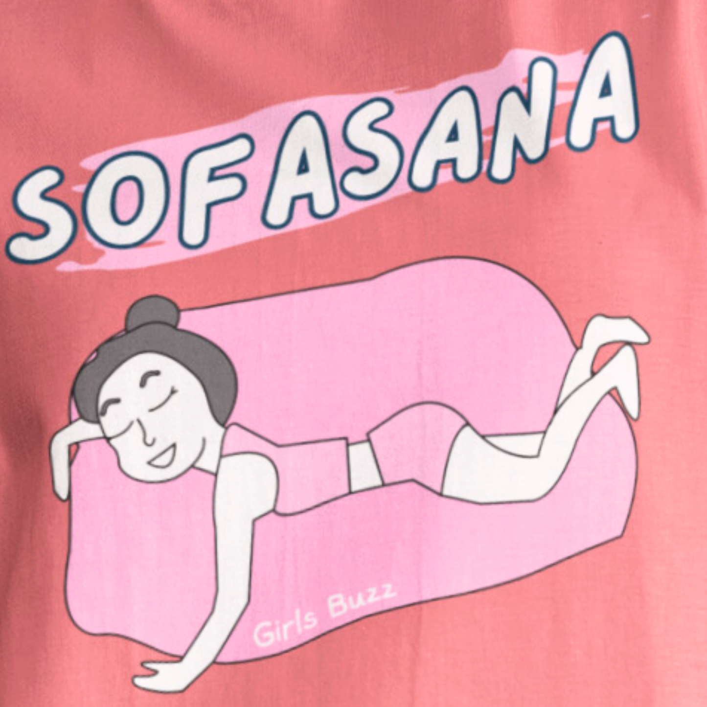sofasana Women Yoga Pose Printed Tshirt