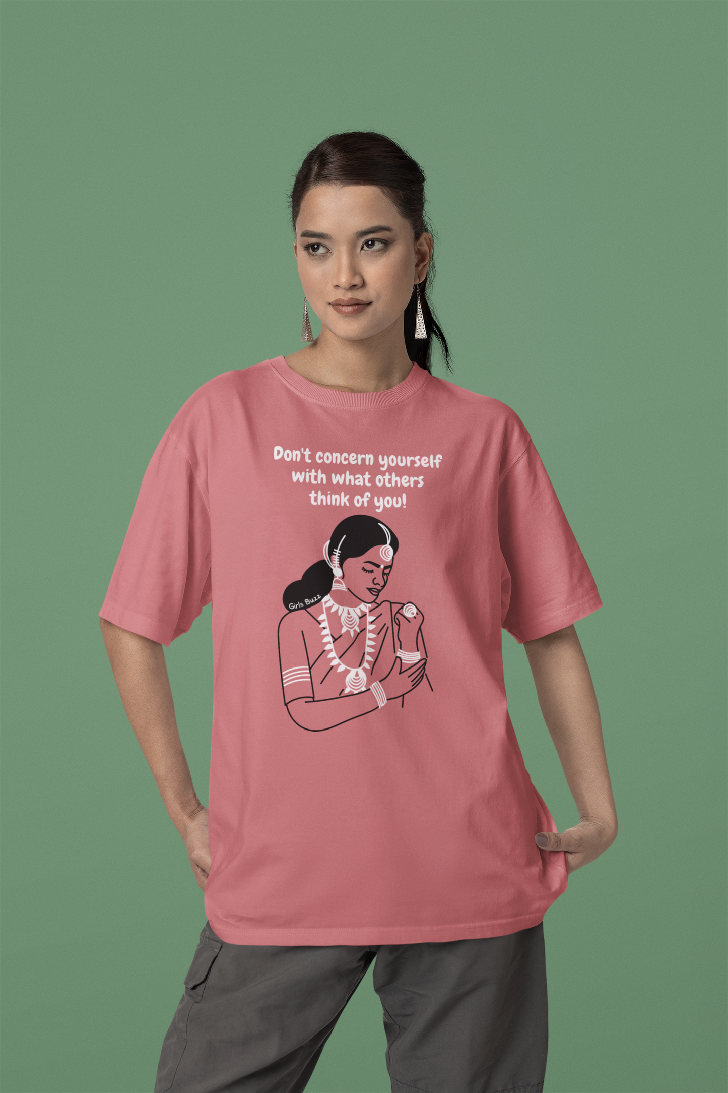 Sanskari Girl Oversized T-shirt