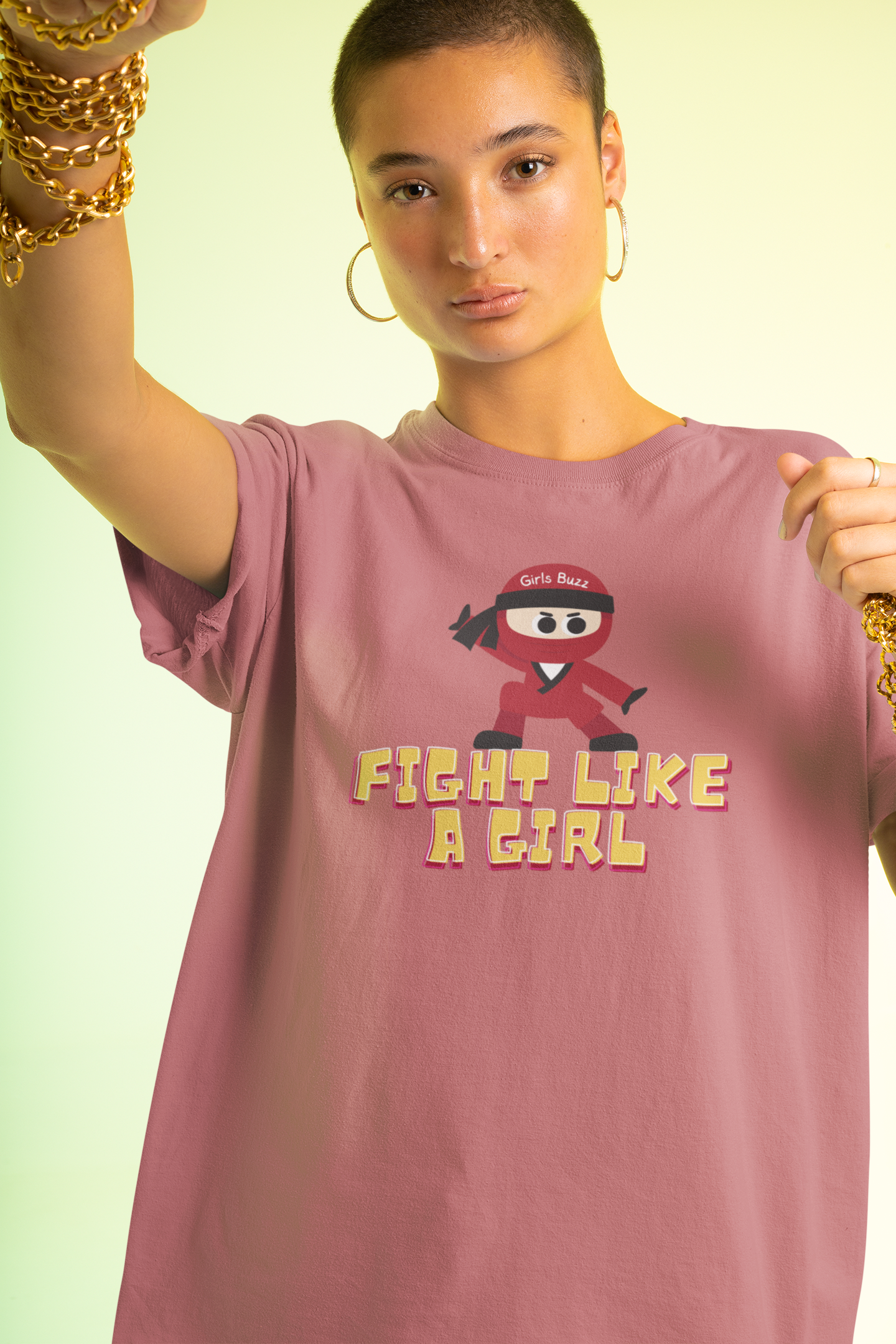 graphics printed bold slogan plus size tee