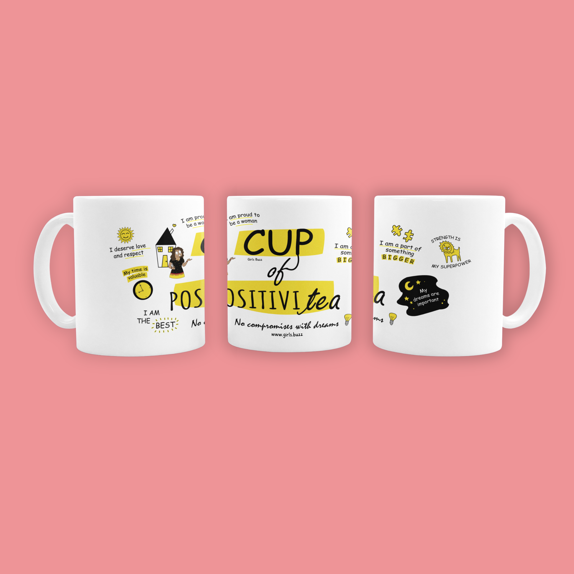 women's day gift  positive Mug