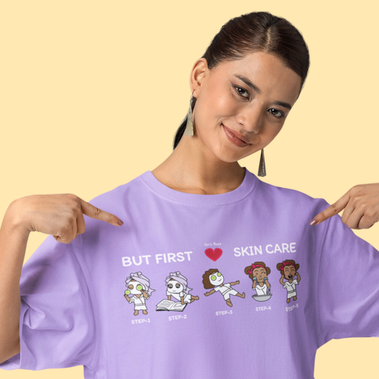 Plus size baggy printed tshirt for women