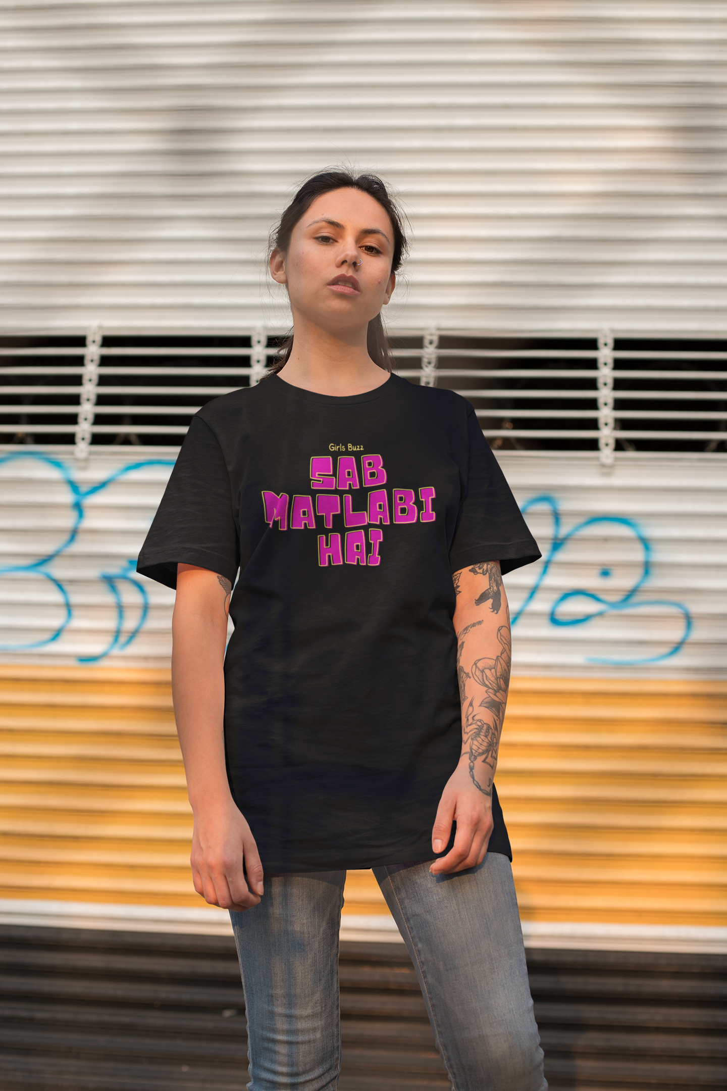 Sab Matlabi Hai Oversized tee