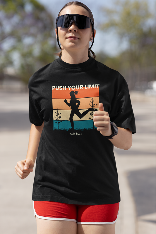 Push Your Limit Workout Oversize Tee