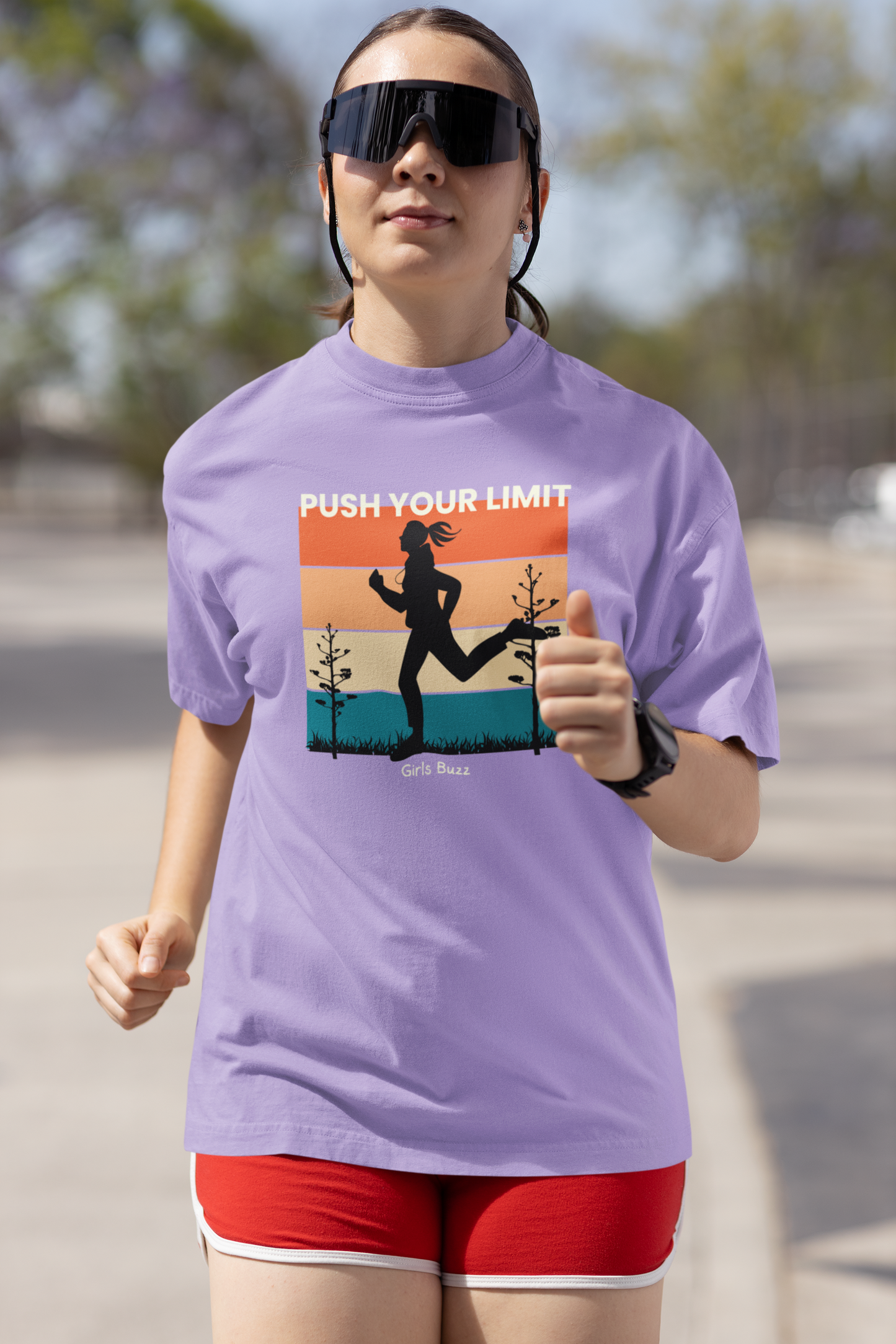 Push Your Limit Workout Oversize Tee