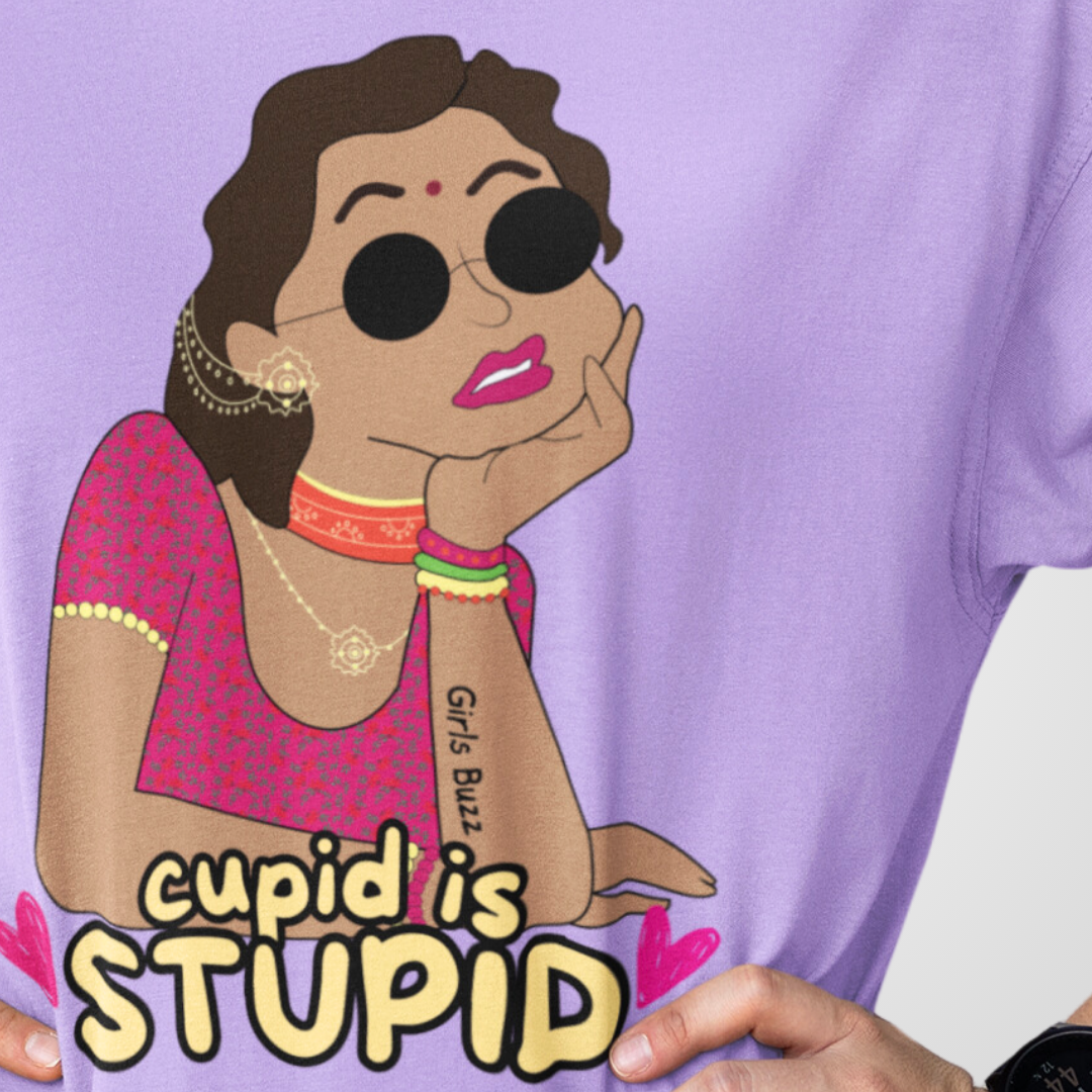 No Thanks Cupid Oversized Tee