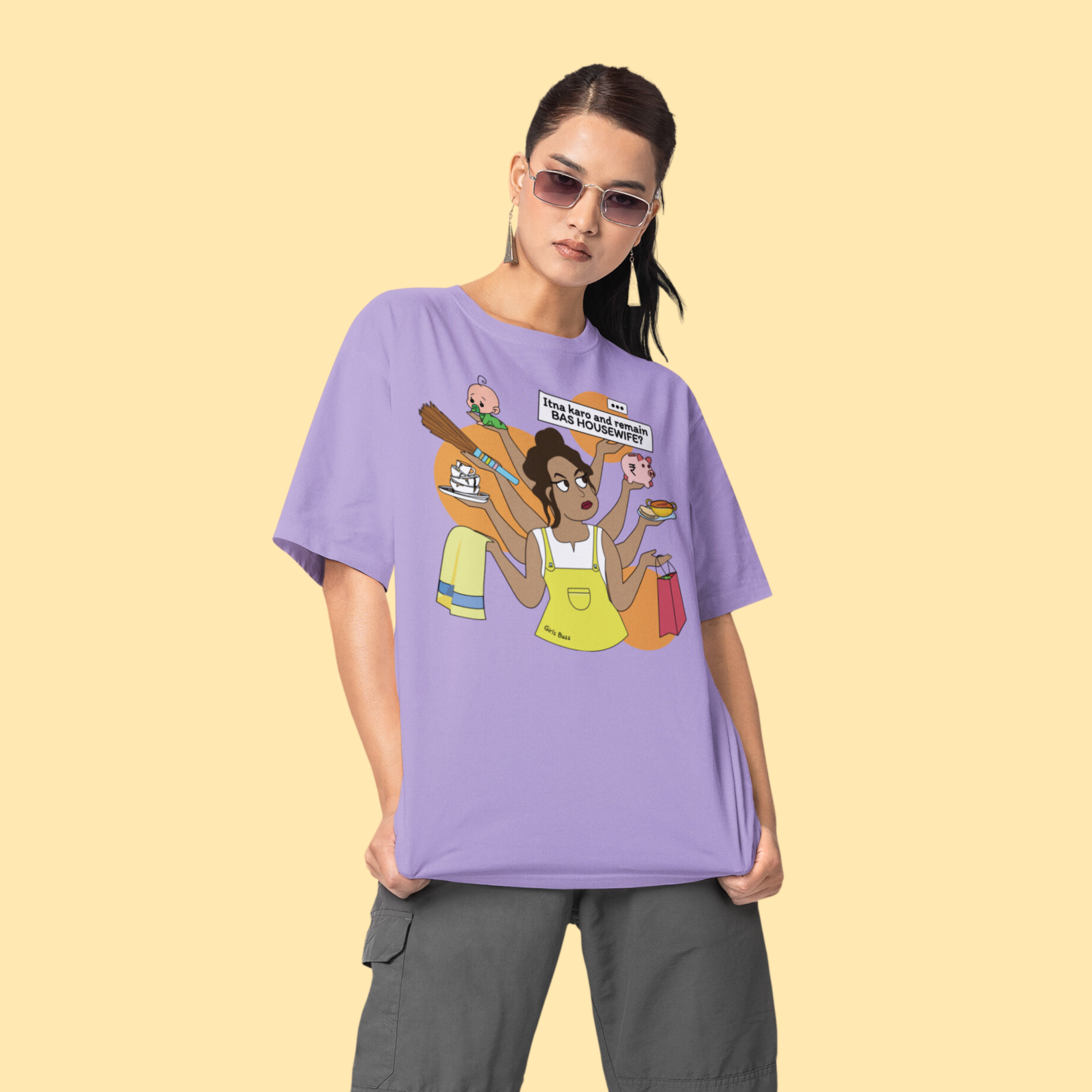 graphic printed oversized tshirt