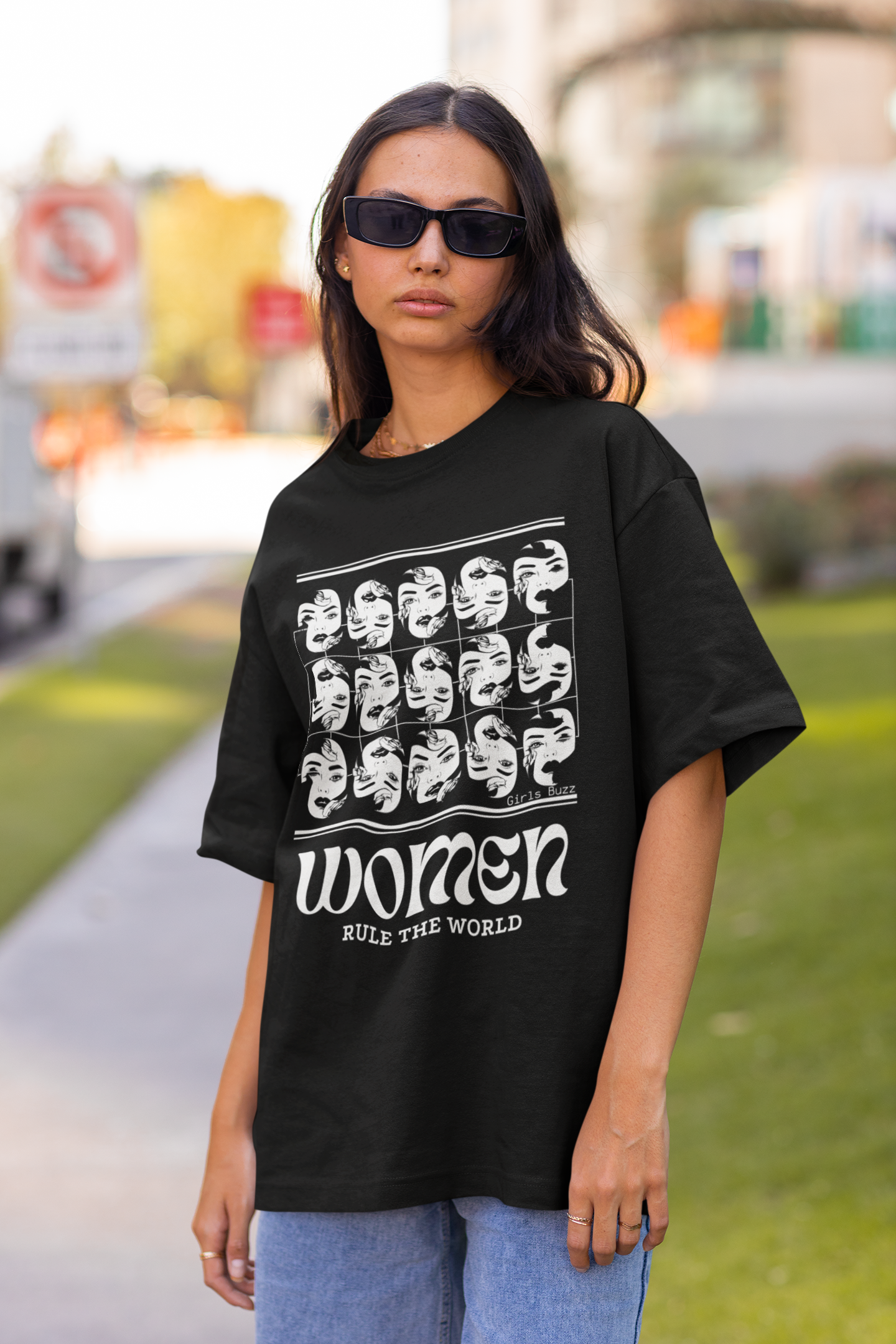 Boyfriend Fit White Women Cotton Tshirt - Beauty With Brains