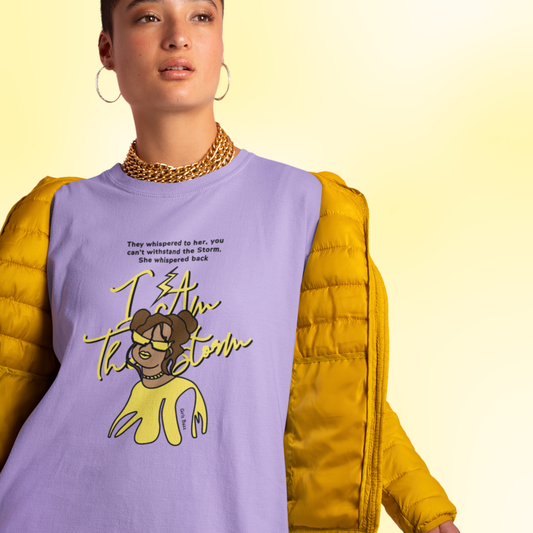 I Am The Storm Plus Size Baggy Oversized Tees