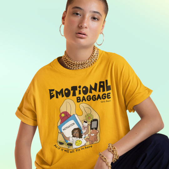 Boyfriend fit long baggy women's tshirt