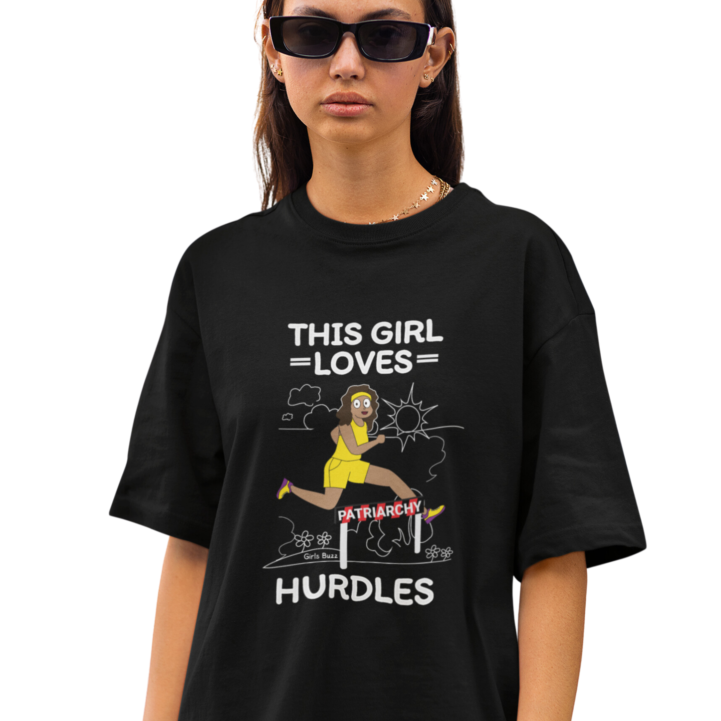 Love Hurdles Oversized T-shirt