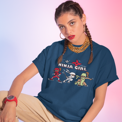 Ninja Girl Boyfriend T-shirt