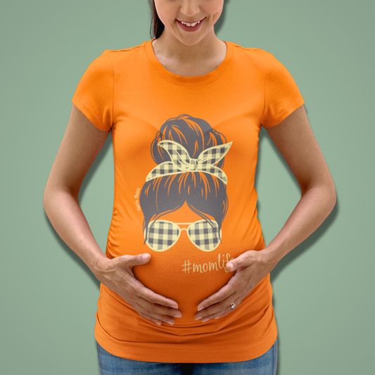 Mom Life Maternity T-shirt