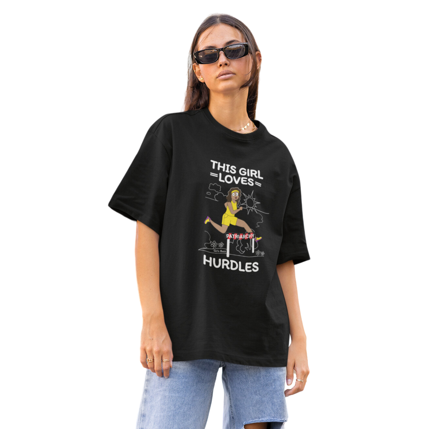 Love Hurdles Oversized T-shirt