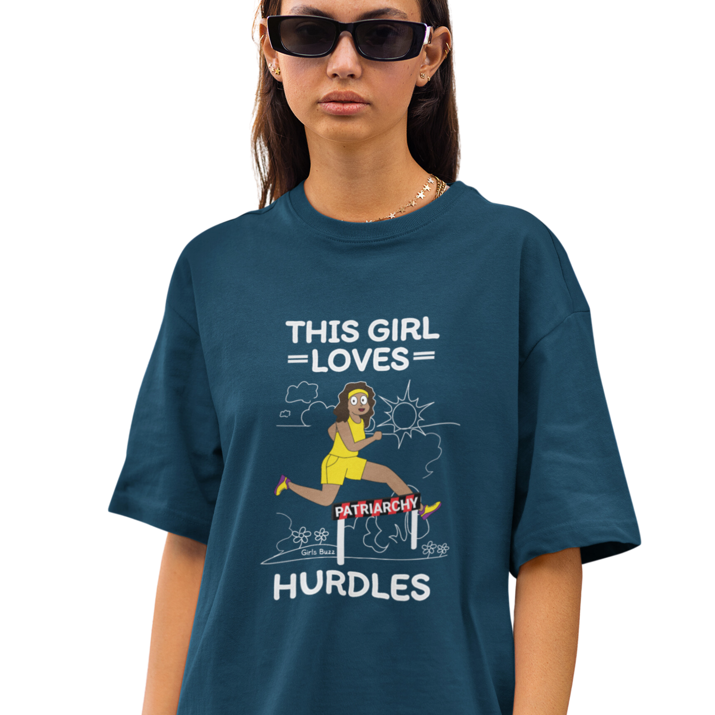 Love Hurdles Oversized T-shirt