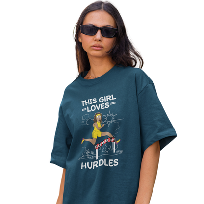 Love Hurdles Oversized T-shirt