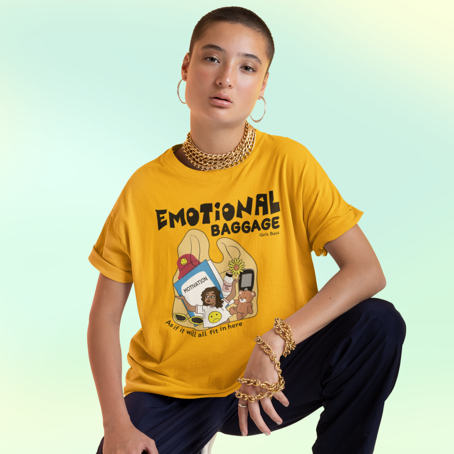 Emotional Baggage Boyfriend T-shirt