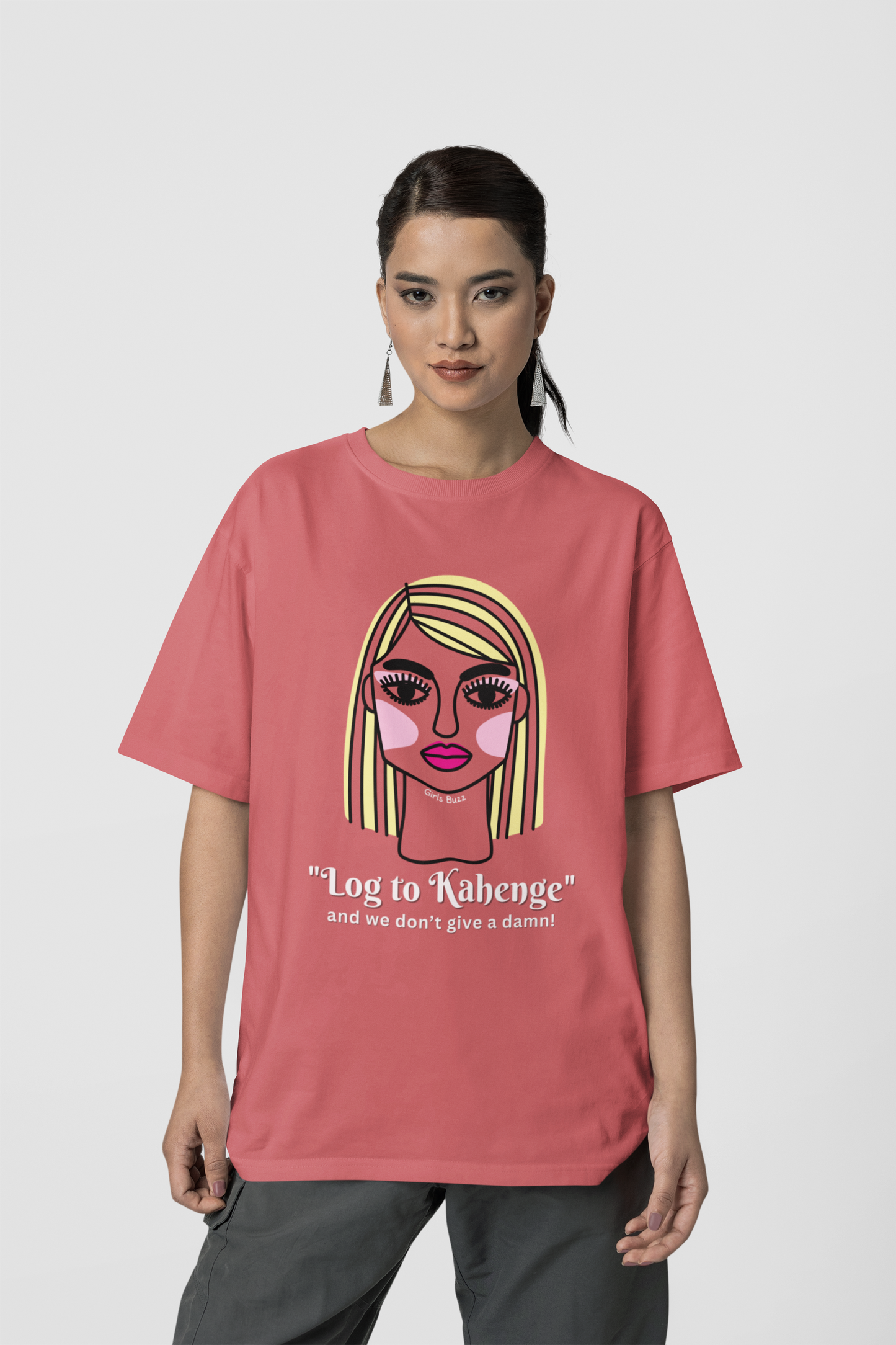 Log To Kahenge Oversized T-shirt