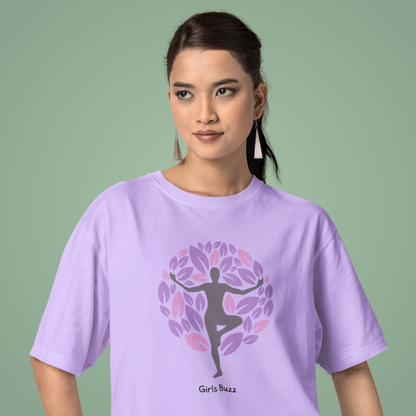 The Tree Pose Yoga Oversized Tee