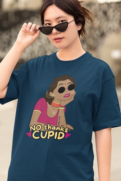 No Thanks Cupid Oversized Tee