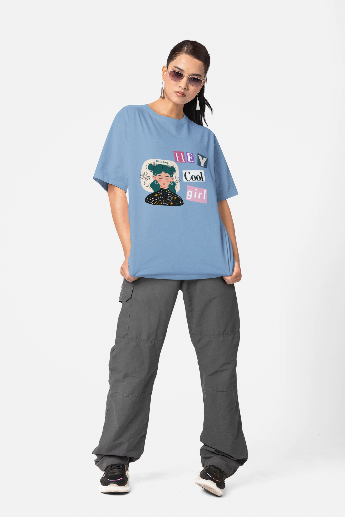 Hey Cool Girl Oversized T-shirt