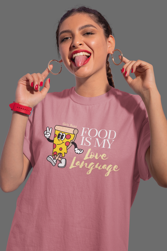 Food Is Love Oversized Tee