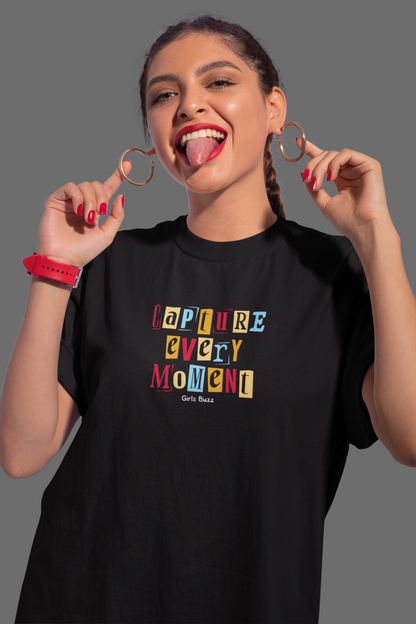 Capture Every Moment Oversized Tee