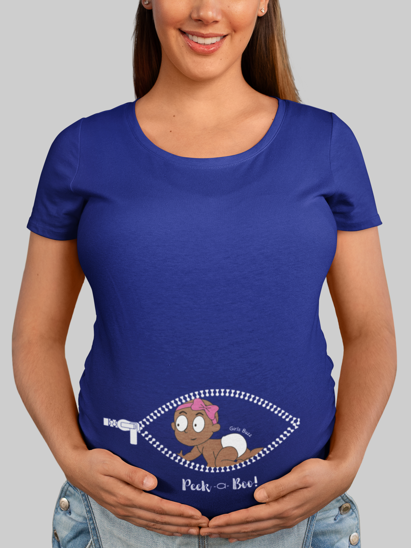 Peek A Boo Maternity T-shirt