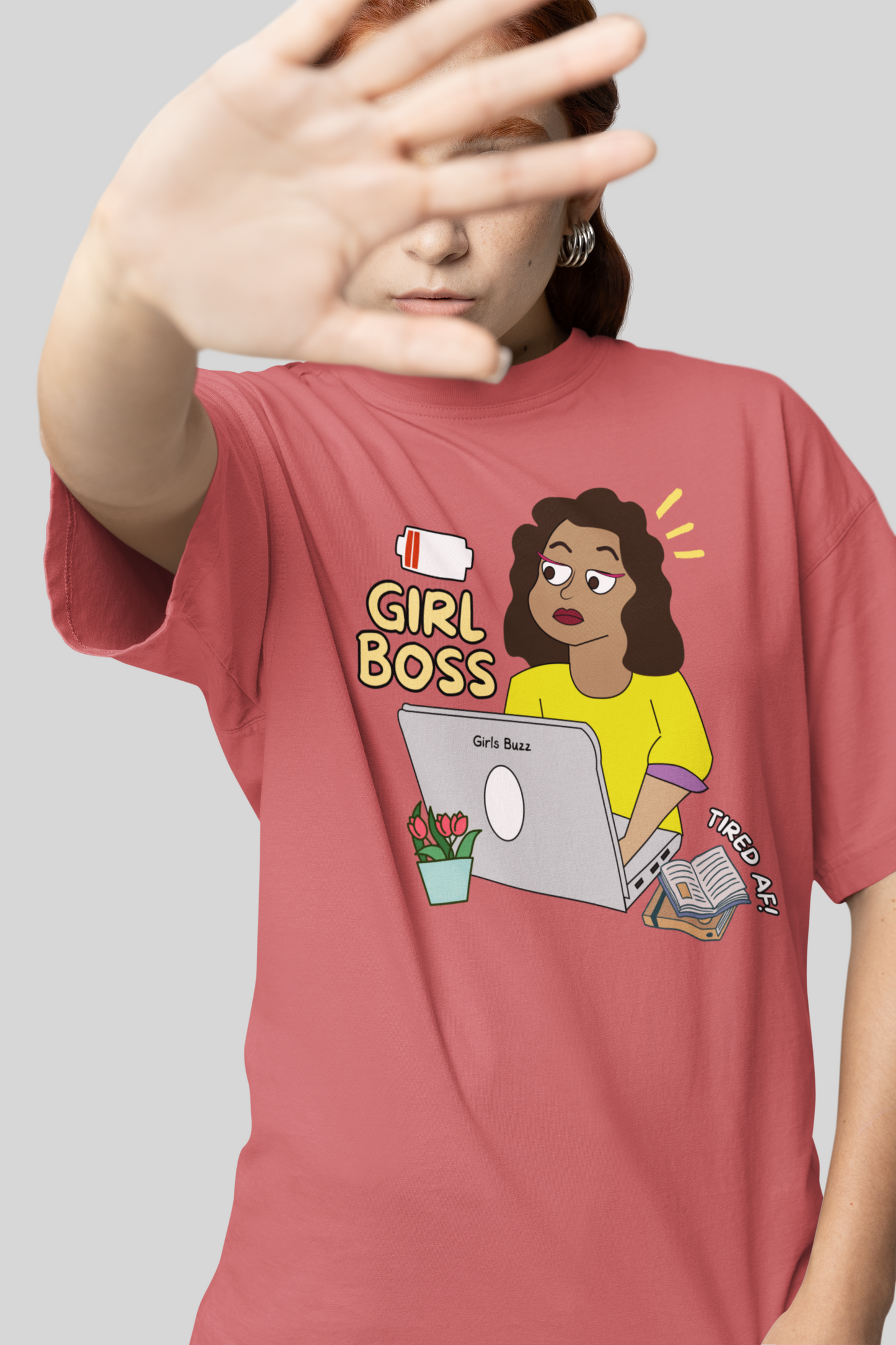 Girl Boss Oversized Tee