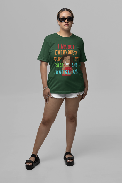 Not Everyone's Cup Of Chai Boyfriend Fit T-shirt