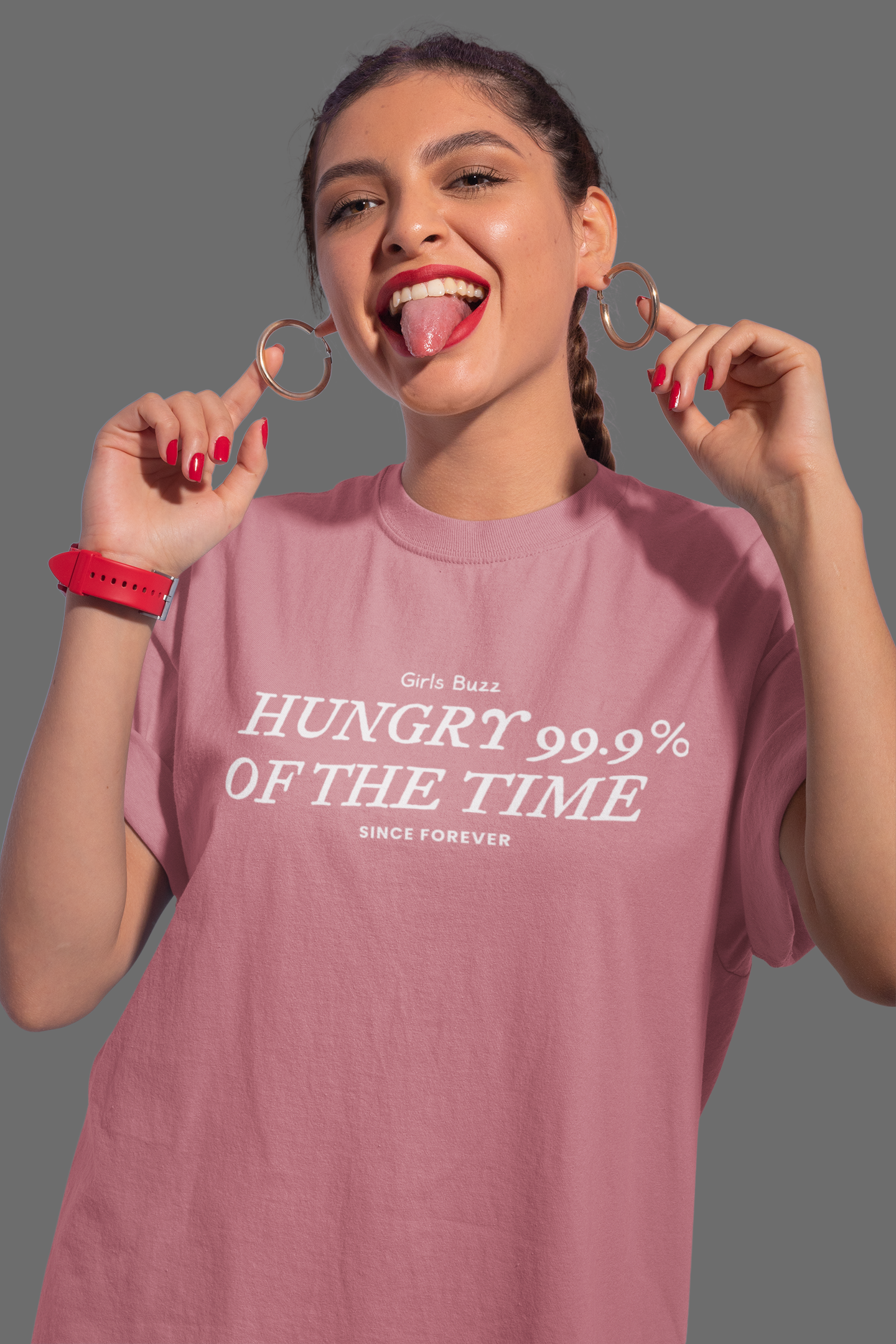 Hungry Since Forever Oversized Tee