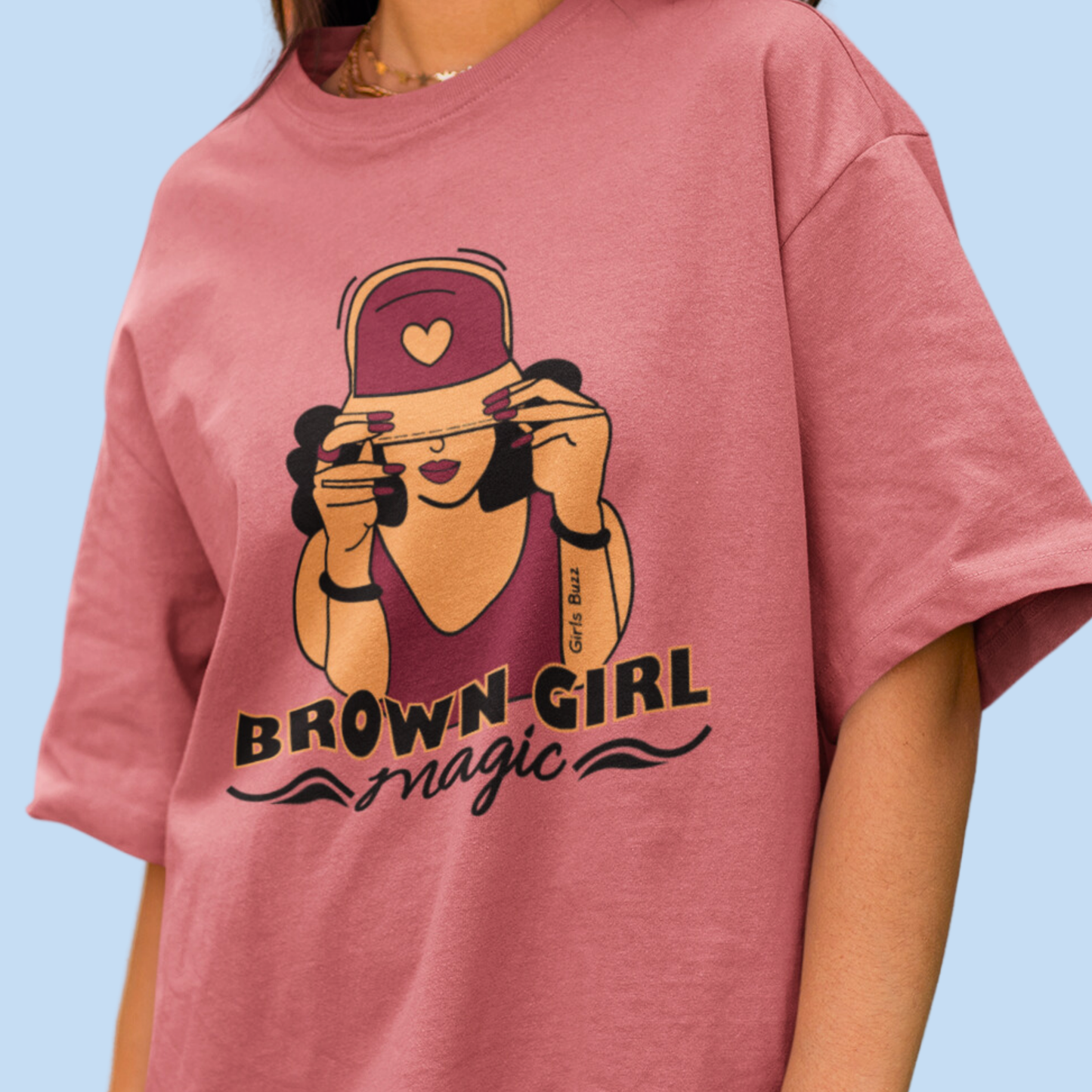 Brown Girl Oversized T-shirt