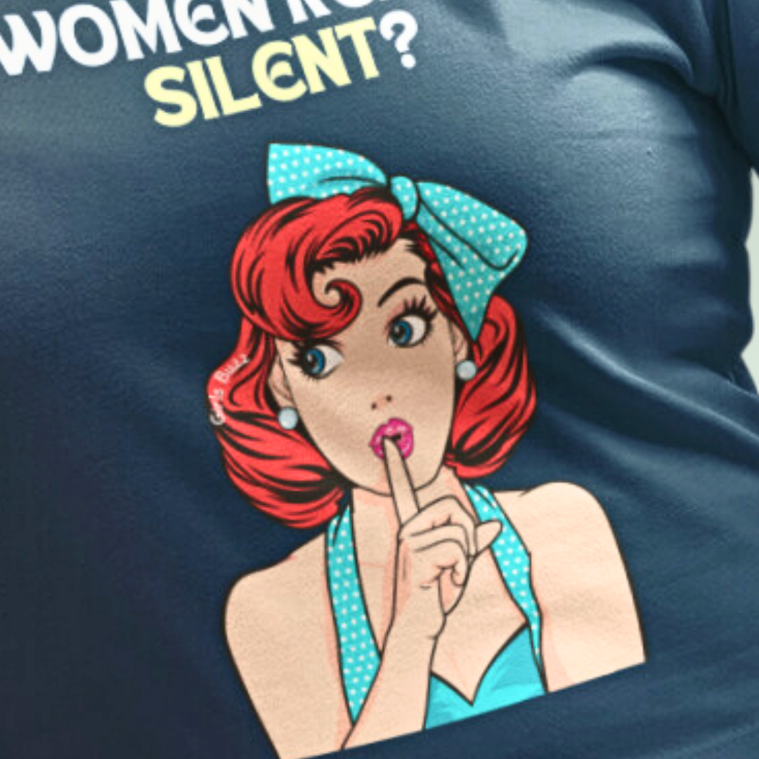 Why Should Women Remain Silent Crop Top