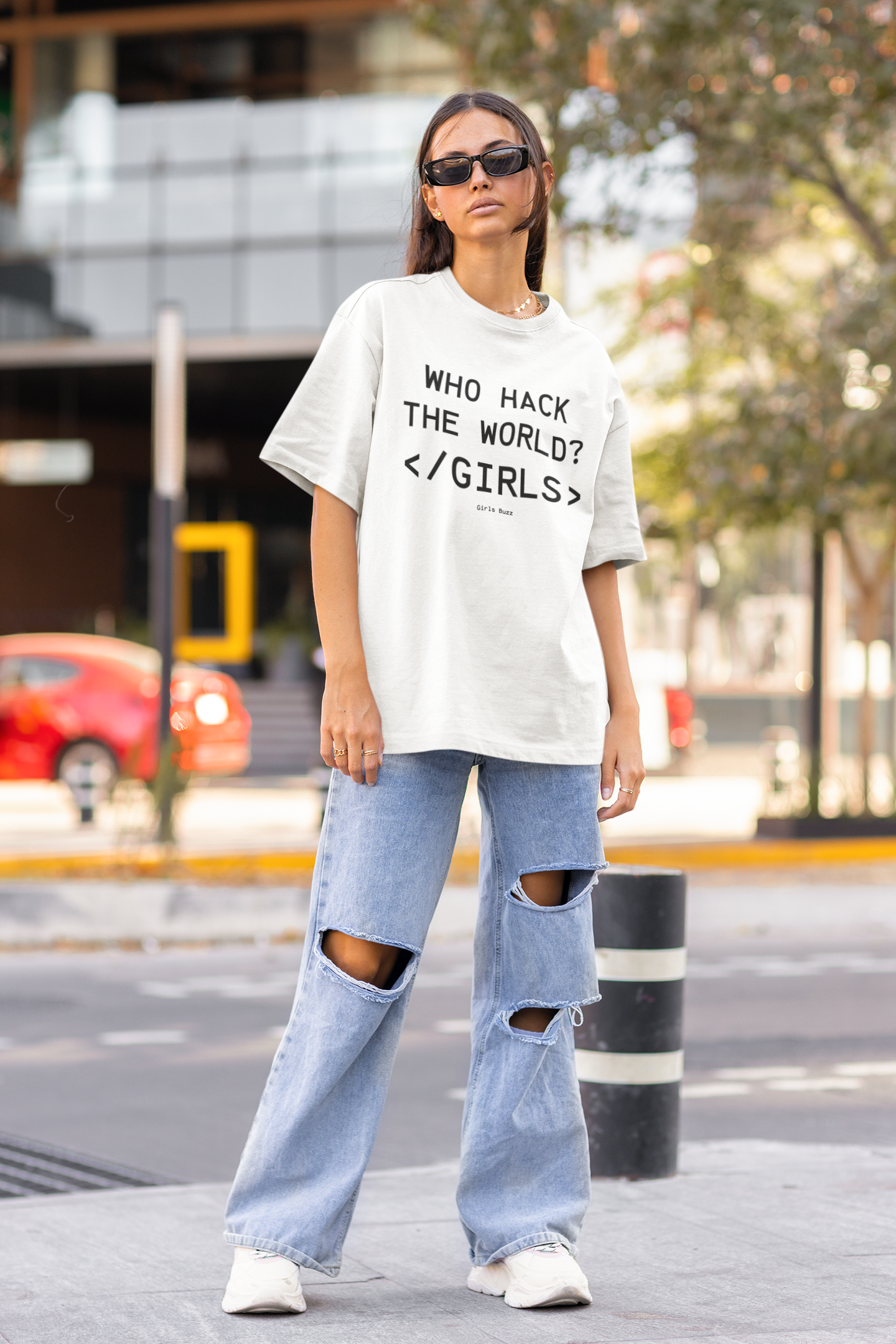 Hack The World Oversized T-shirt