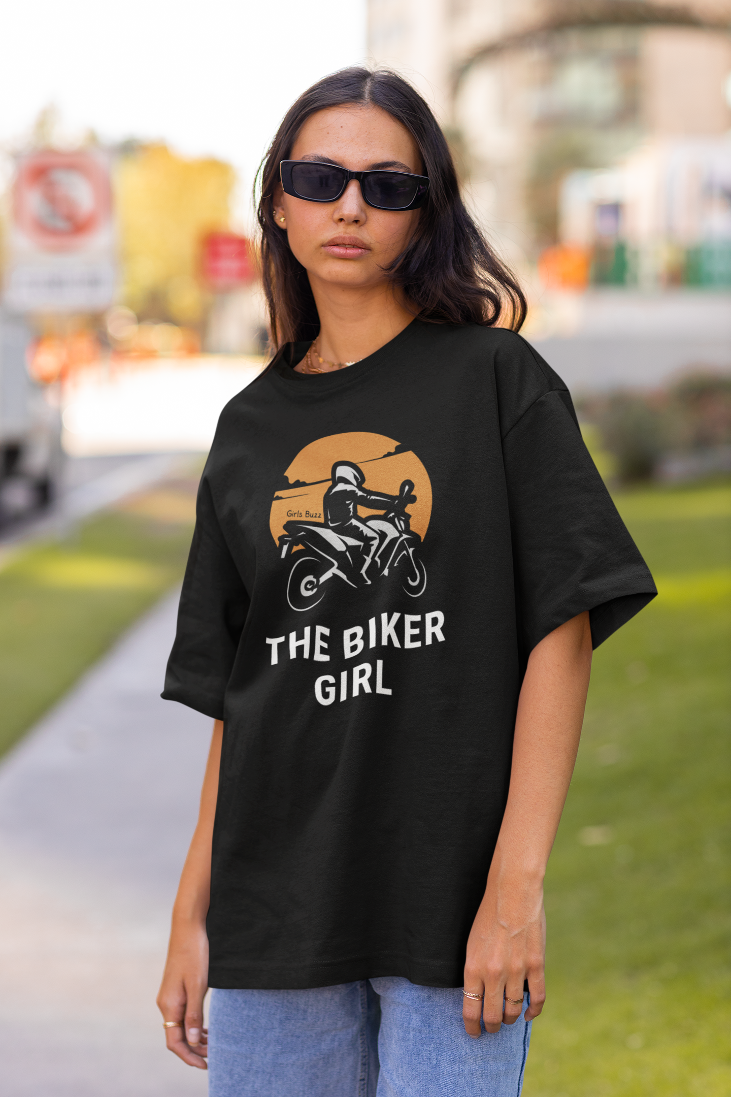 The Biker Girl Oversized T-shirt