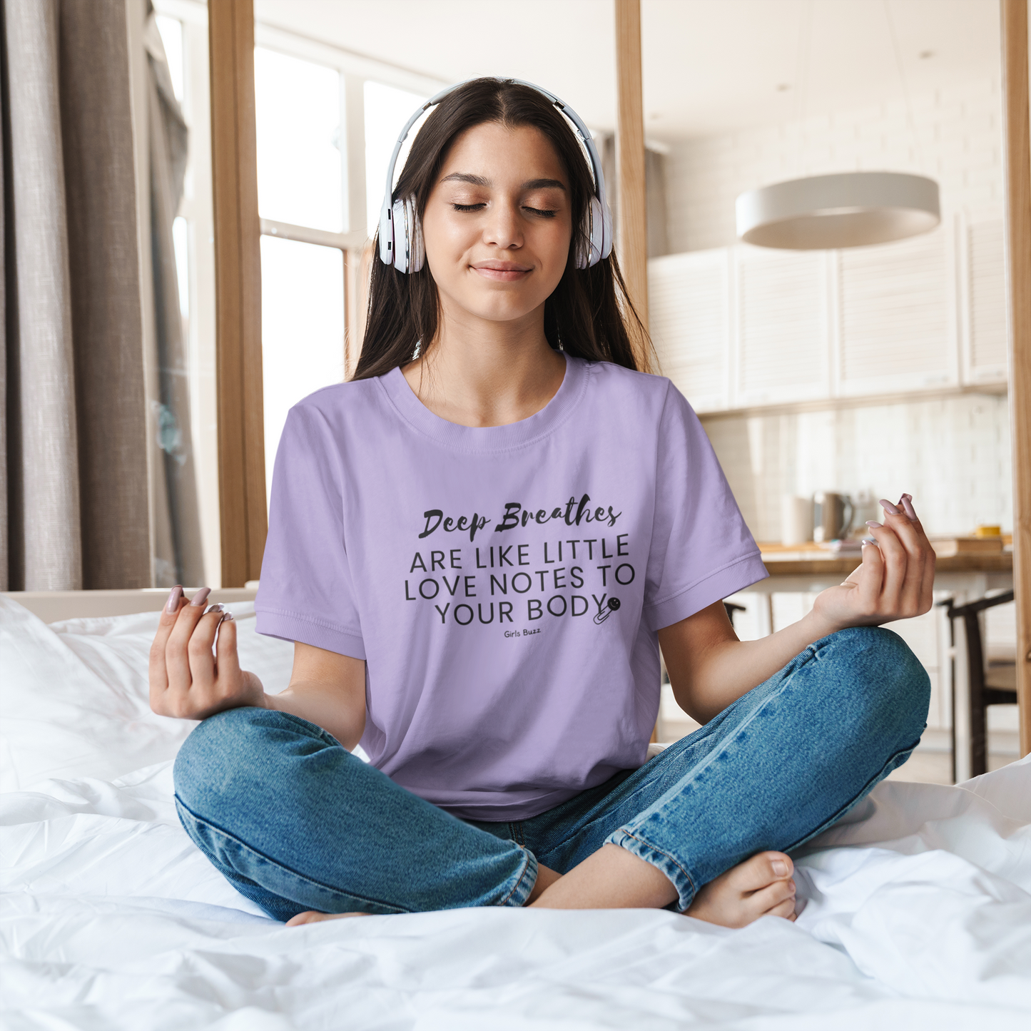 Deep Breathes Yoga Oversized Tee