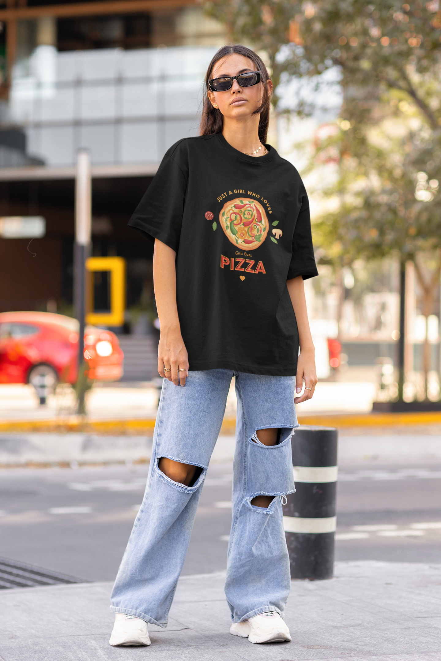 Pizza Oversized T-shirt