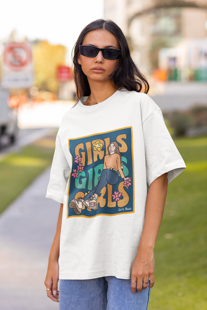 Anime Girls Oversized Tee