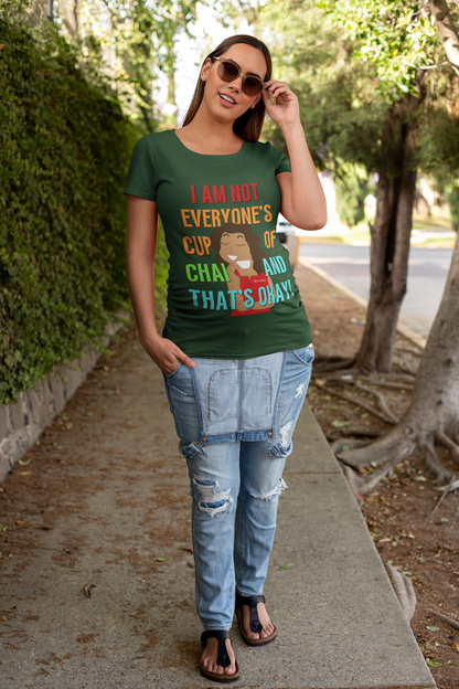 Not Everyone's Cup Of Chai Maternity T-shirt