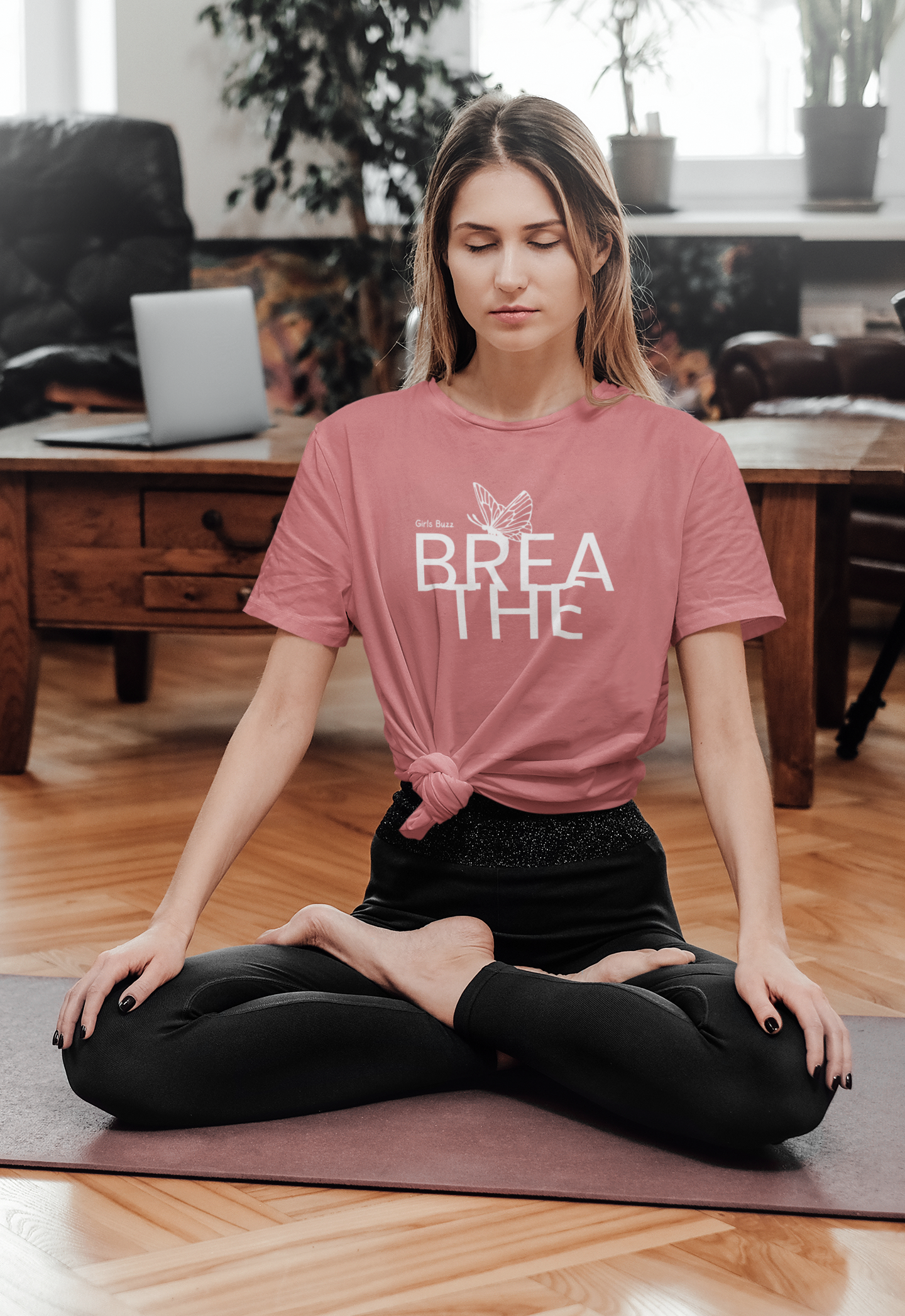 Breathe Yoga Oversized Tee