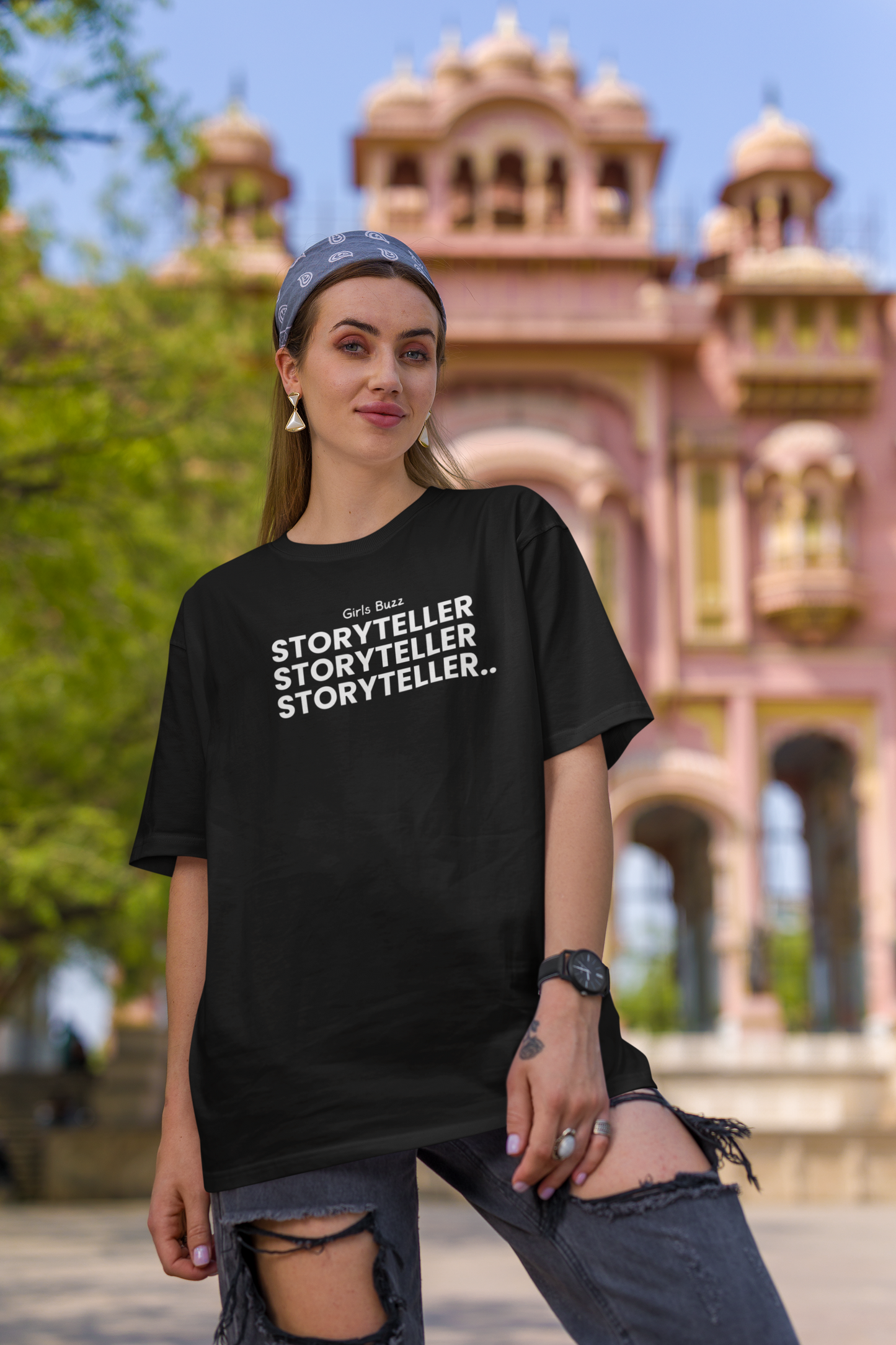 The Storyteller Oversized Tee