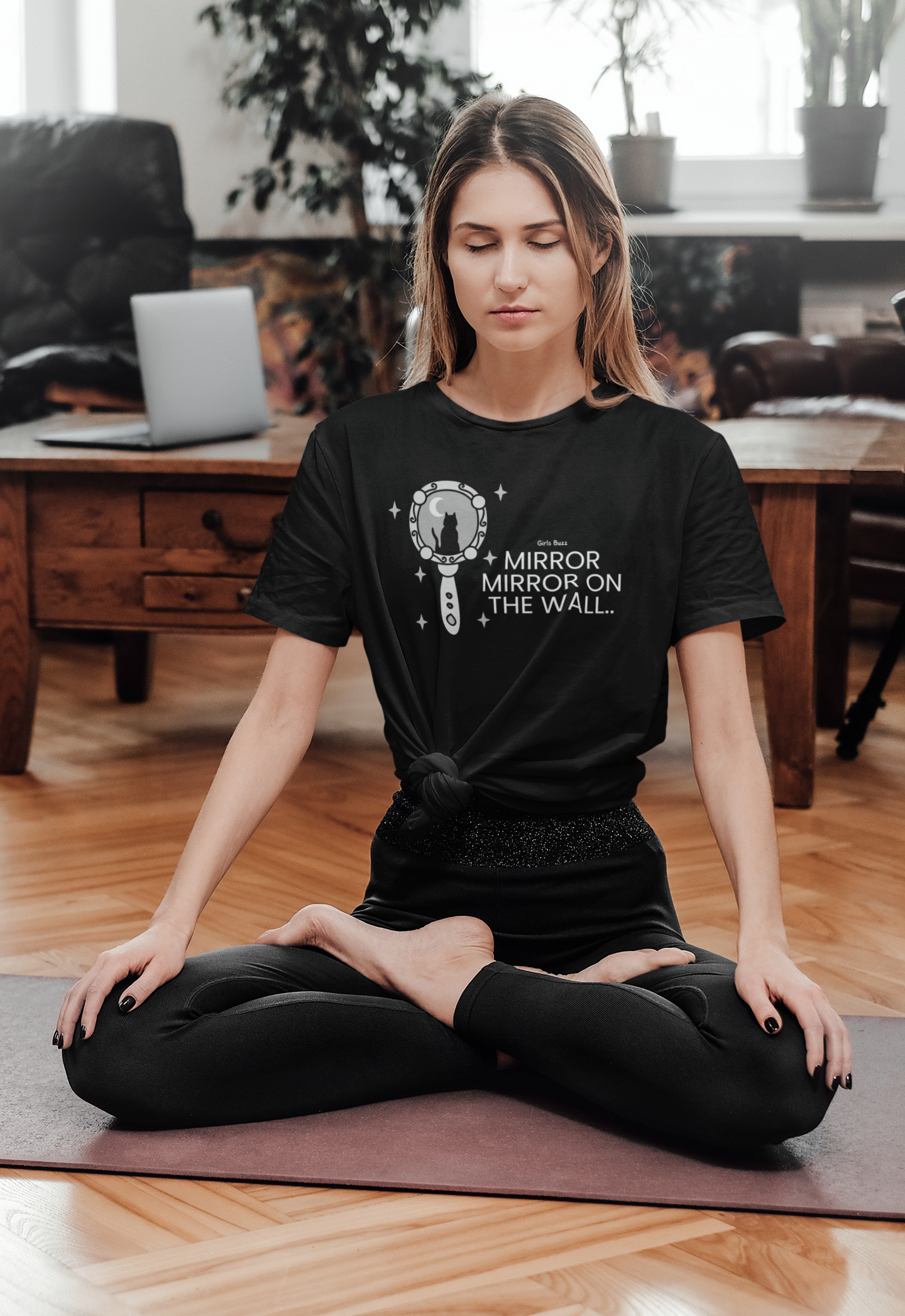 Mirror On The Wall Yoga Oversized Tee