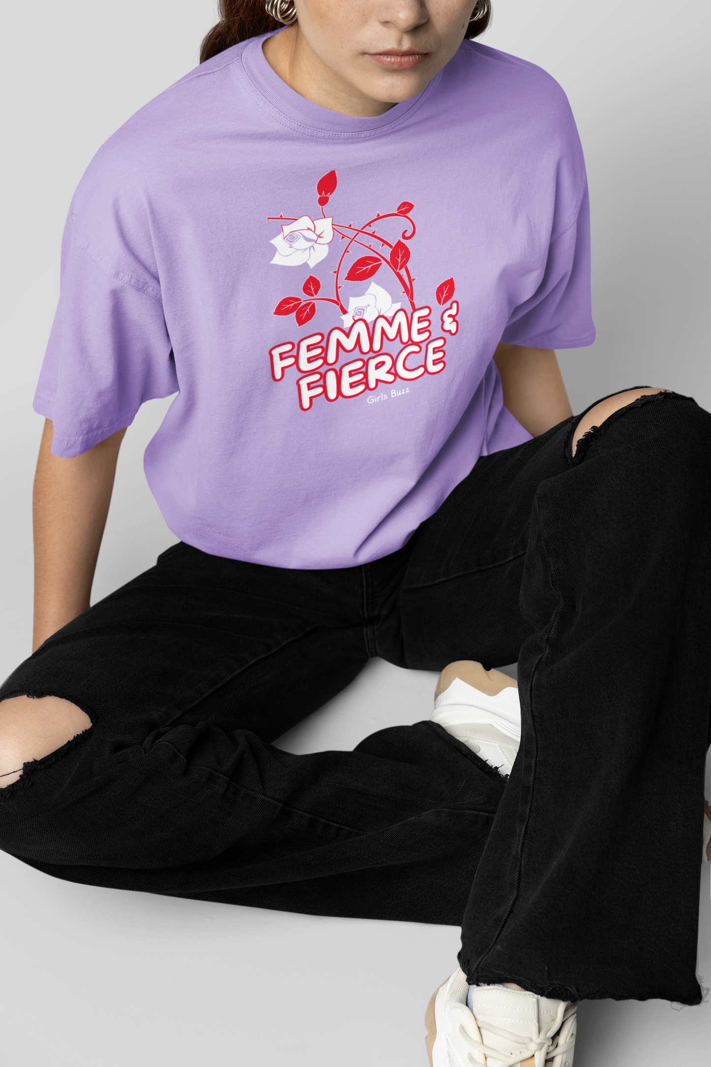 Femme And Fierce Oversized Tee