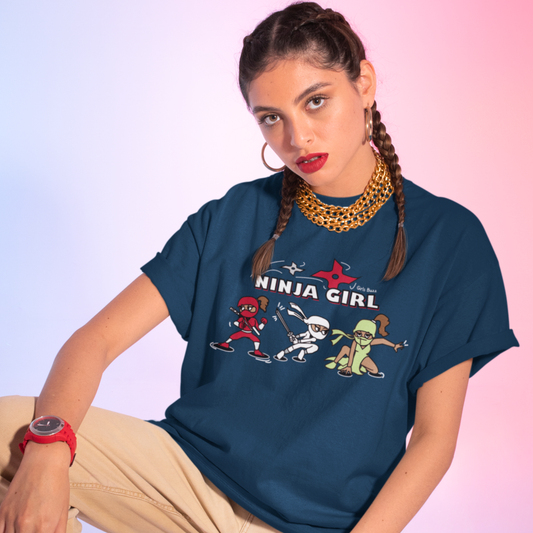 Ninja Girl Oversized T-shirt