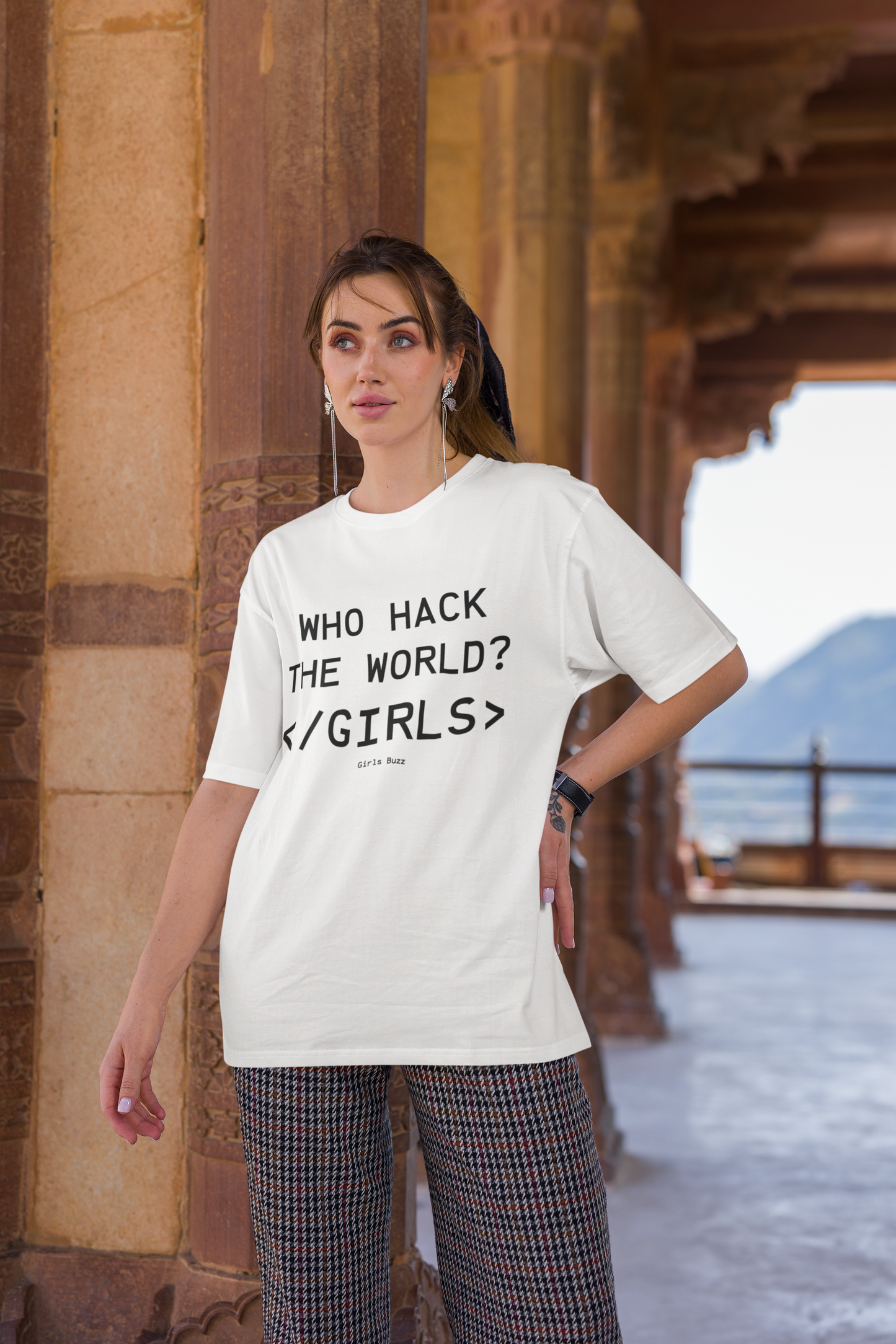 Hack The World Oversized T-shirt