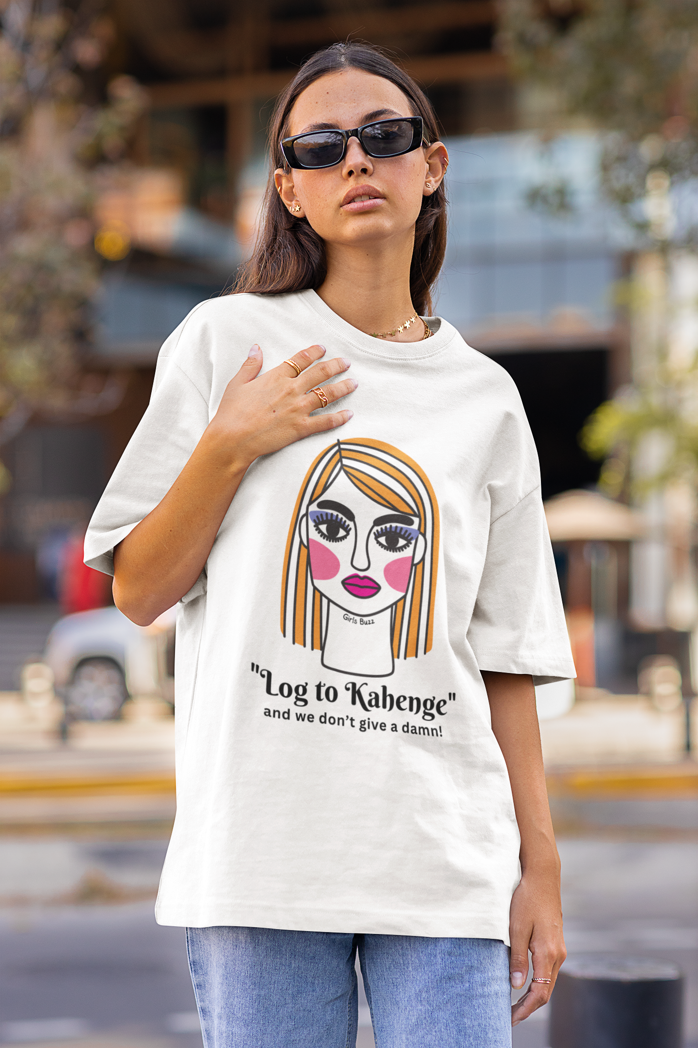 Log To Kahenge Oversized T-shirt