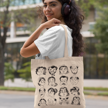 Bindass Family Tote Bag