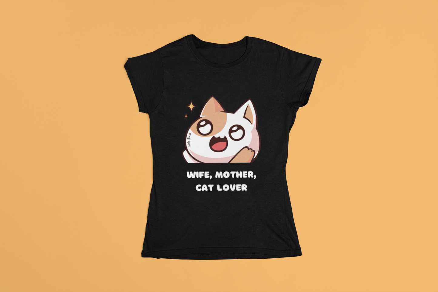 Wife, Mother, Cat Lover Maternity T-shirt