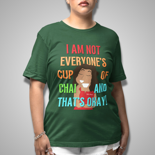 Not Everyone's Cup Of Chai Boyfriend Fit T-shirt