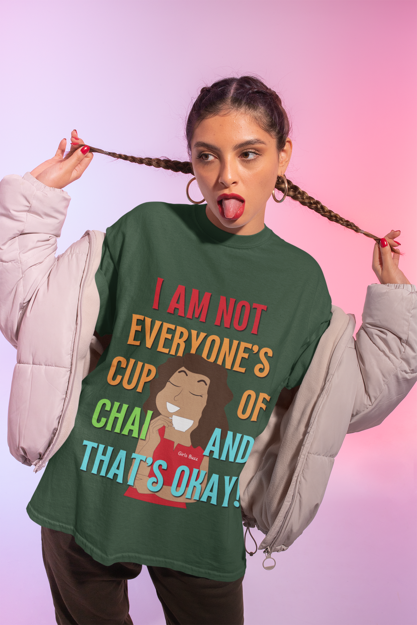 Not Everyone's Cup Of Chai Boyfriend Fit T-shirt
