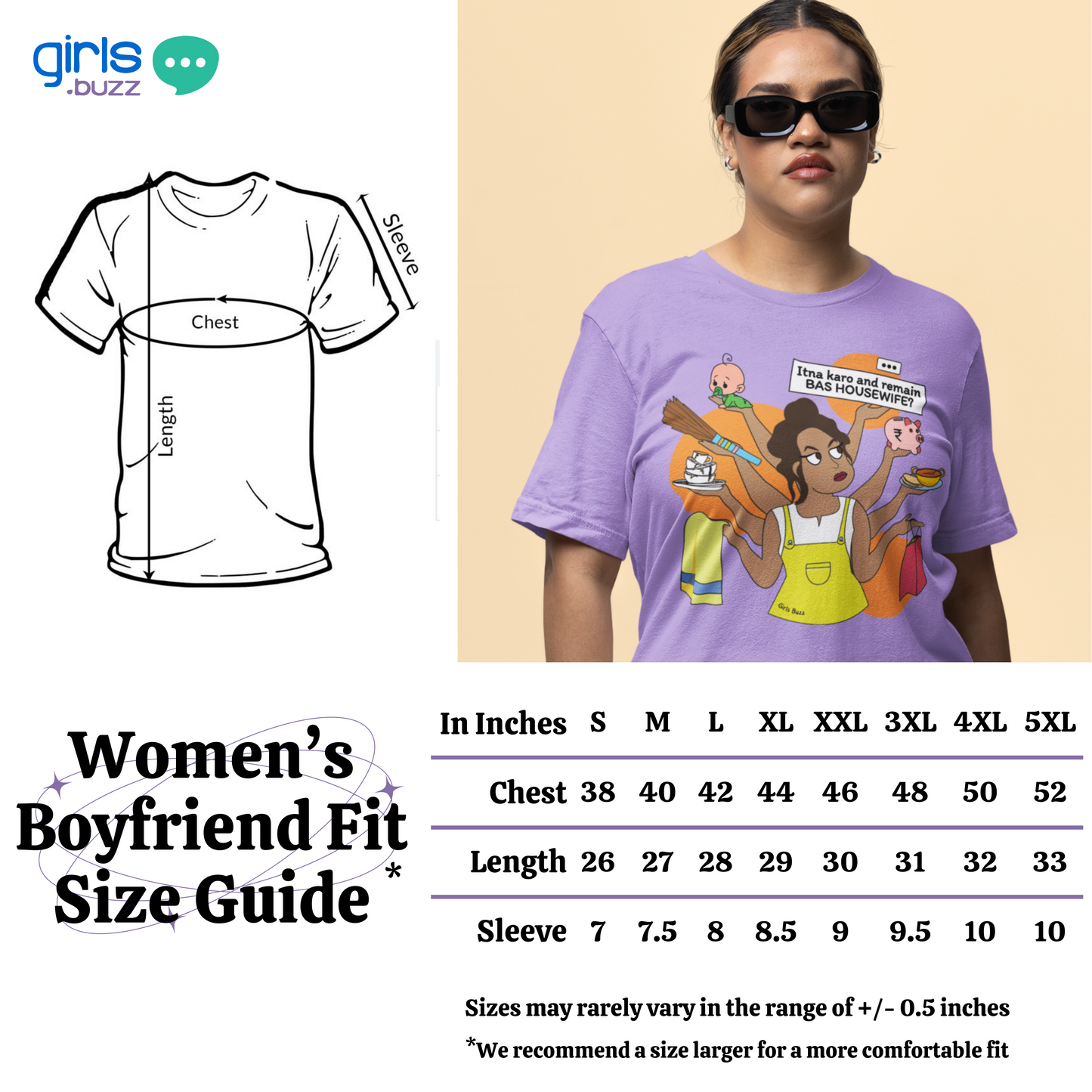 Proudly Be Yourself Boyfriend Fit T-shirt